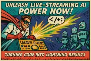 Tutorial: Building Agentic AI Agents using OpenAI with Laravel 12 and React - Part 2: Streaming Responses with Laravel Stream React
